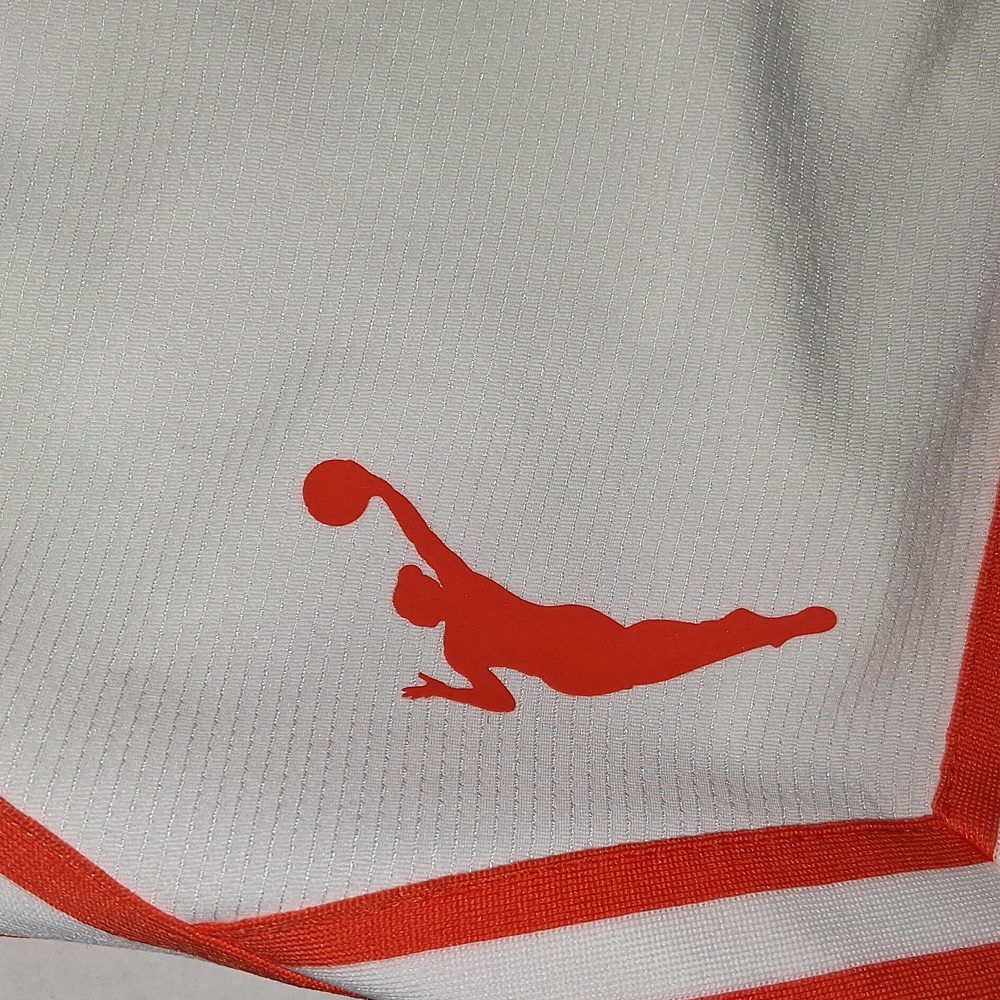 Nike WNBA Crossover Shorts Dri-Fit Color-White/Orange NWT - Picture 3 of 7